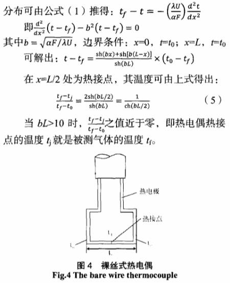 裸絲式熱電偶